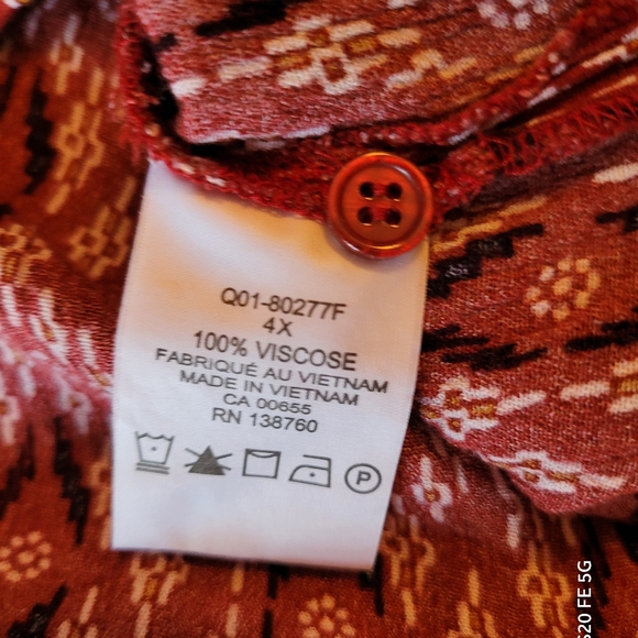 (4X)  DC Jean Button Down - Picture 3 of 11